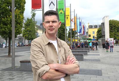 Chris Sherlock in Galway city. Photograph: Joe O'Shaughnessy