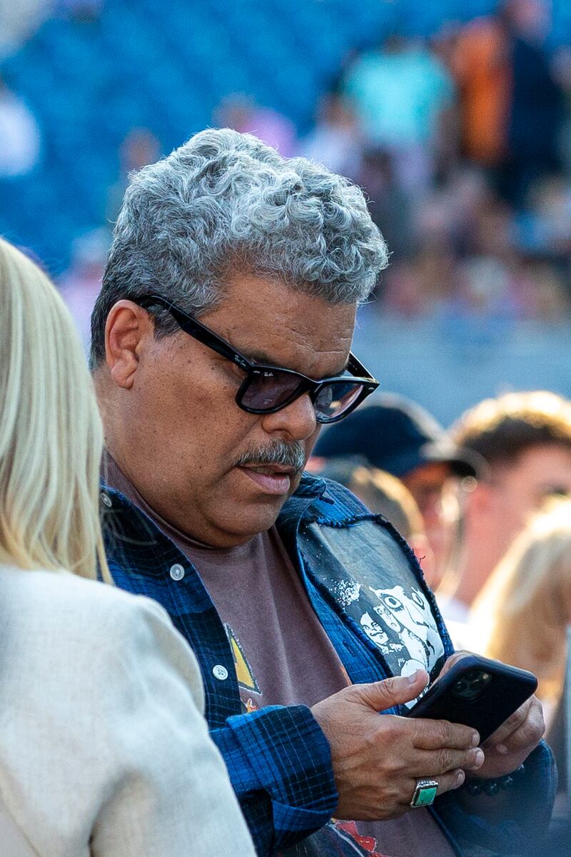 Actor Luis Guzmán at the Bruce Springsteen concert at Croke Park. Photograph: Tom Honan