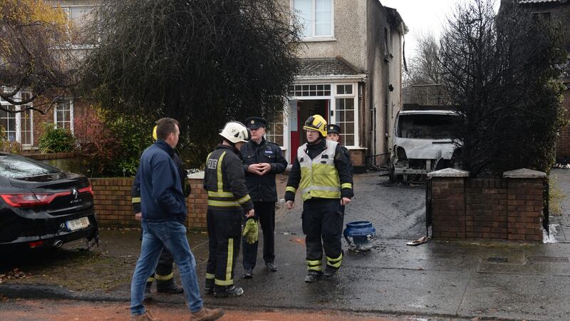 Local gardaí say it is not yet clear how the fire started and they await the results of a technical examination. Photograph: Dara Mac Donaill/The Irish Times