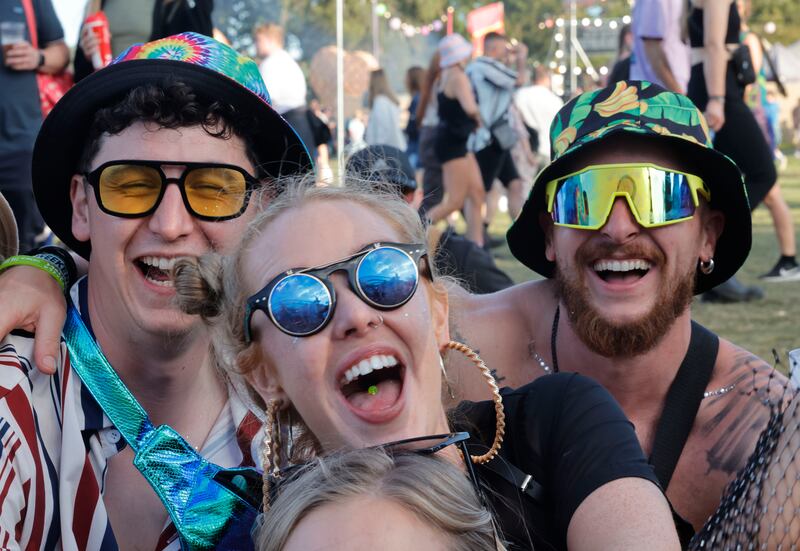 Evan Bartley, Doireann O’Rourke and Neil Brophy from Cork. Photograph: Alan Betson/The Irish Times

