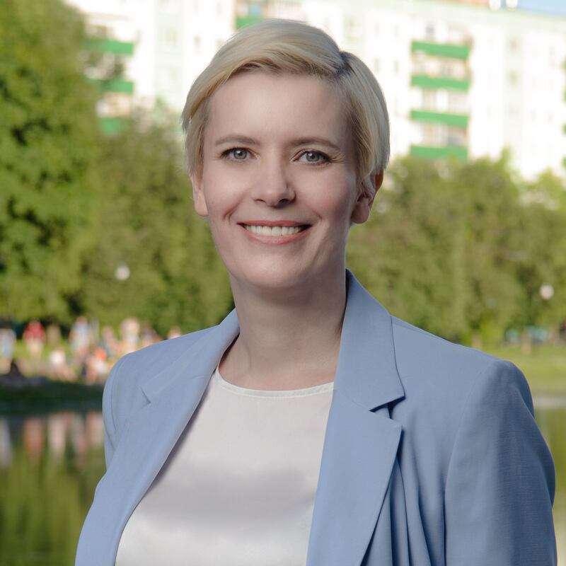 Russian opposition politician Marina Litvinovich, who is running in northern Moscow in Sunday’s parliamentary elections. Photograph courtesy of Marina Litvinovich