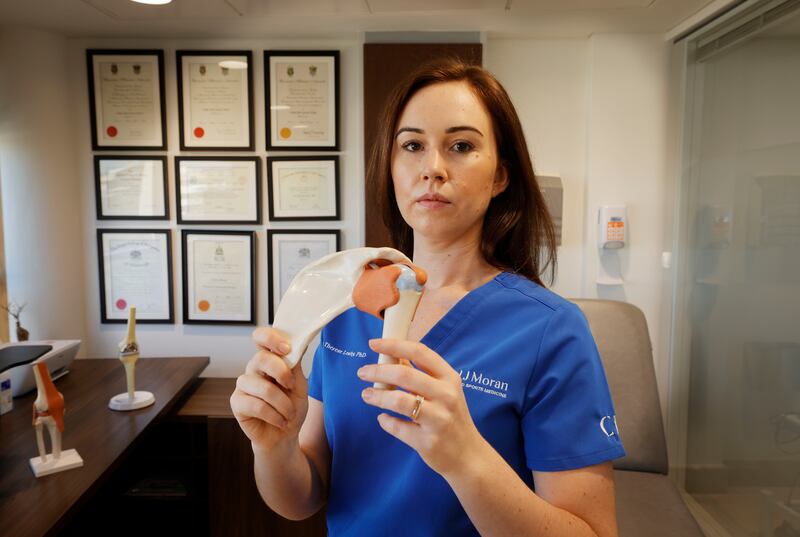 Dr Therese Leahy, director of sports medicine at Cathal Moran Orthopaedics. Photograph: Alan Betson 