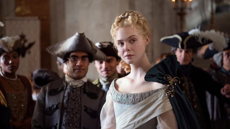 Elle Fanning in The Great. Photograph: Ollie Upton/Hulu