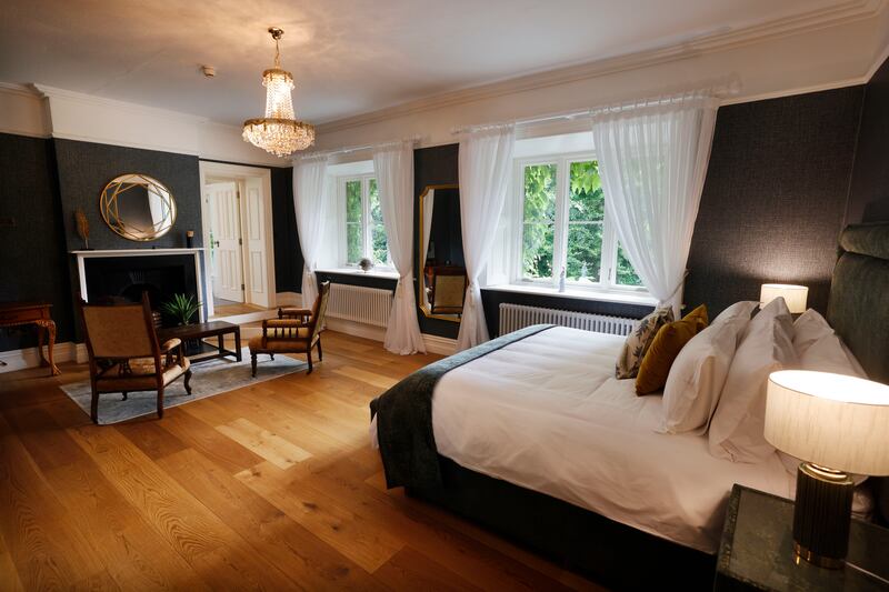 Bedroom. Photograph: Alan Betson