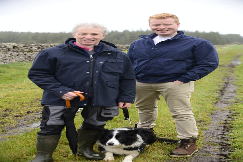 A soft day on the farm in Co Mayo with farmer Kevin Feeney, his dog and chef Mark Moriarty