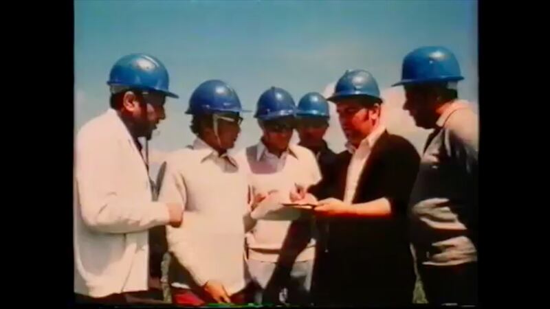 A still image from one of the ESB archive films released to celebrate its 90th anniversary Photograph: ESB archive