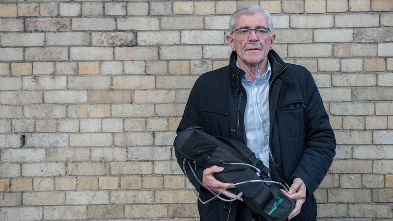 Gerry Finnerty has a hereditary condition called Alpha-1 that effects a number of Irish people and can lead to emphysema. Photograph: Brenda Fitzsimons
