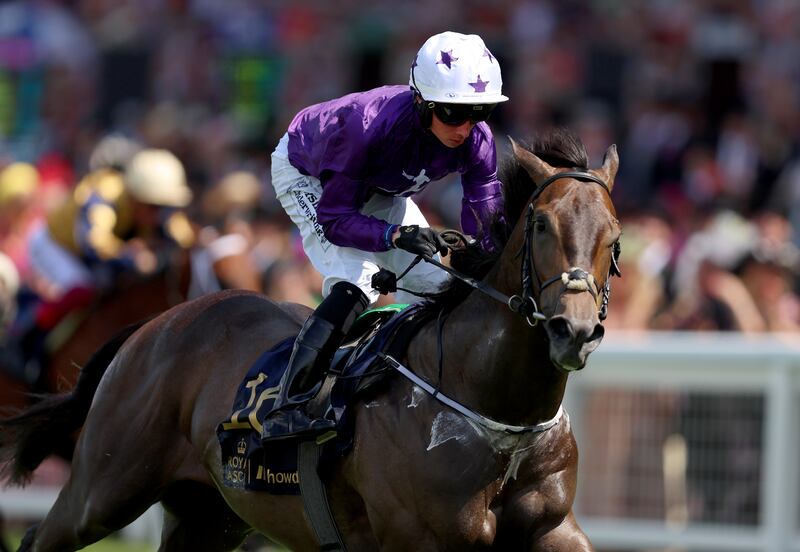 Rossa Ryan riding Valiant Force to win The Norfolk Stakes on day three of Royal Ascot. Photograph: Tom Dulat/Getty Images