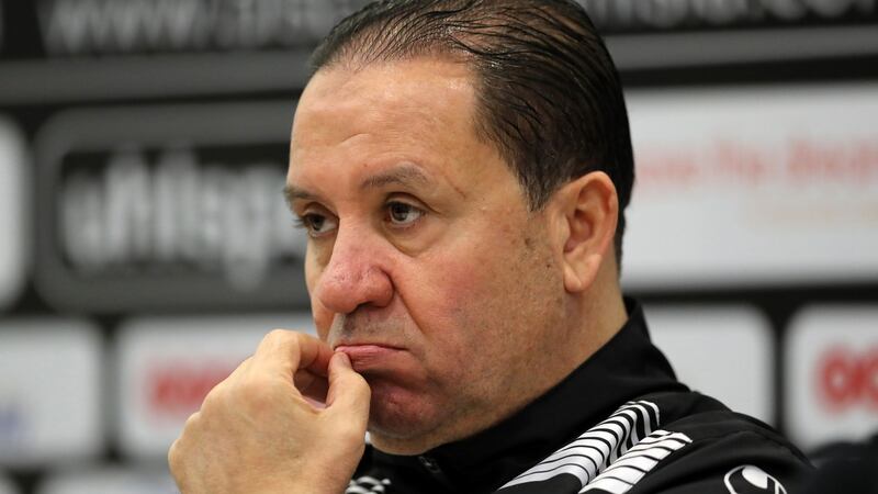 Tunisia boss Nabil Maaloul. Photograph: Valery Hache/AFP/Getty