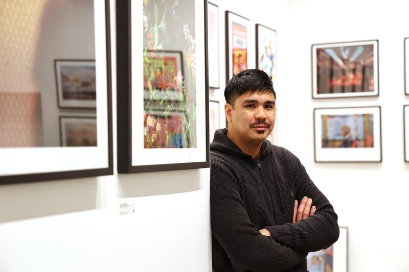 Gallery owner Michael “Rubio” Hennigan (37) at his Hang Tough Gallery on Exchequer Street, Dublin 2. Photograph: Nick Bradshaw/The Irish Times