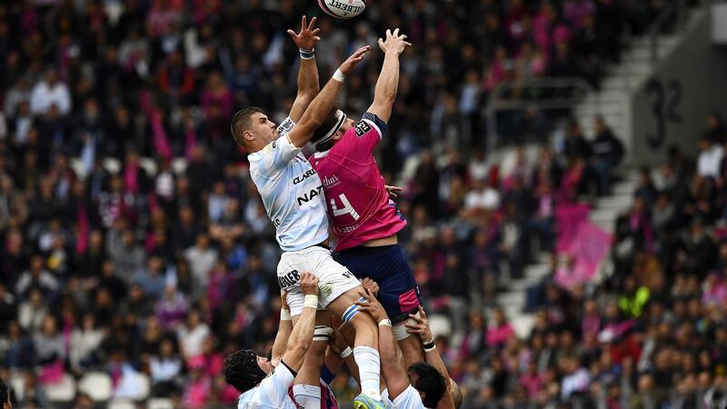 Gerbrandt Grobler  in action for Racing 92 last year. Photograph: Getty Images