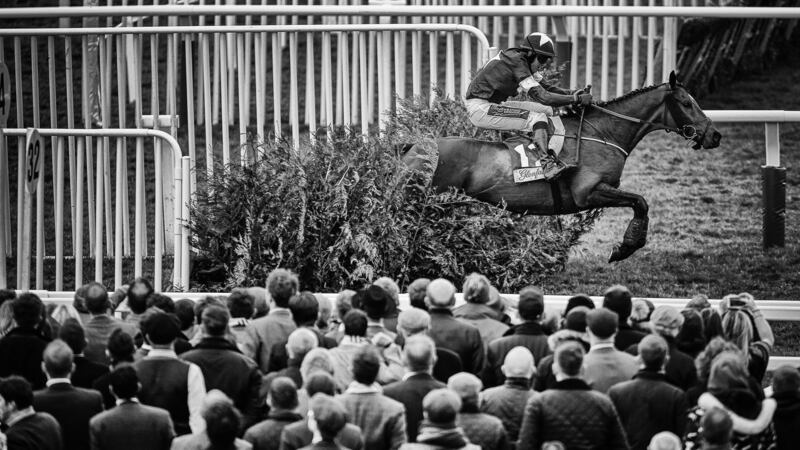 Keith Donoghue riding Tiger Roll clear over the last to win The Glenfarclas Steeple Chase at Cheltenham in March. Photograph:  Alan Crowhurst/Getty Images
