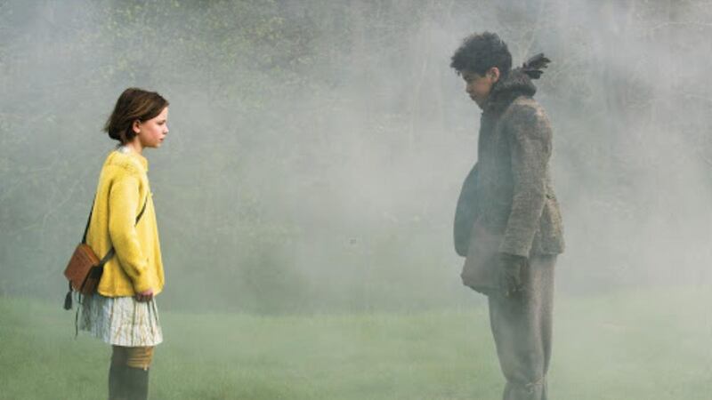 Dixie Egerickx and Edan Hayhurst in The Secret Garden