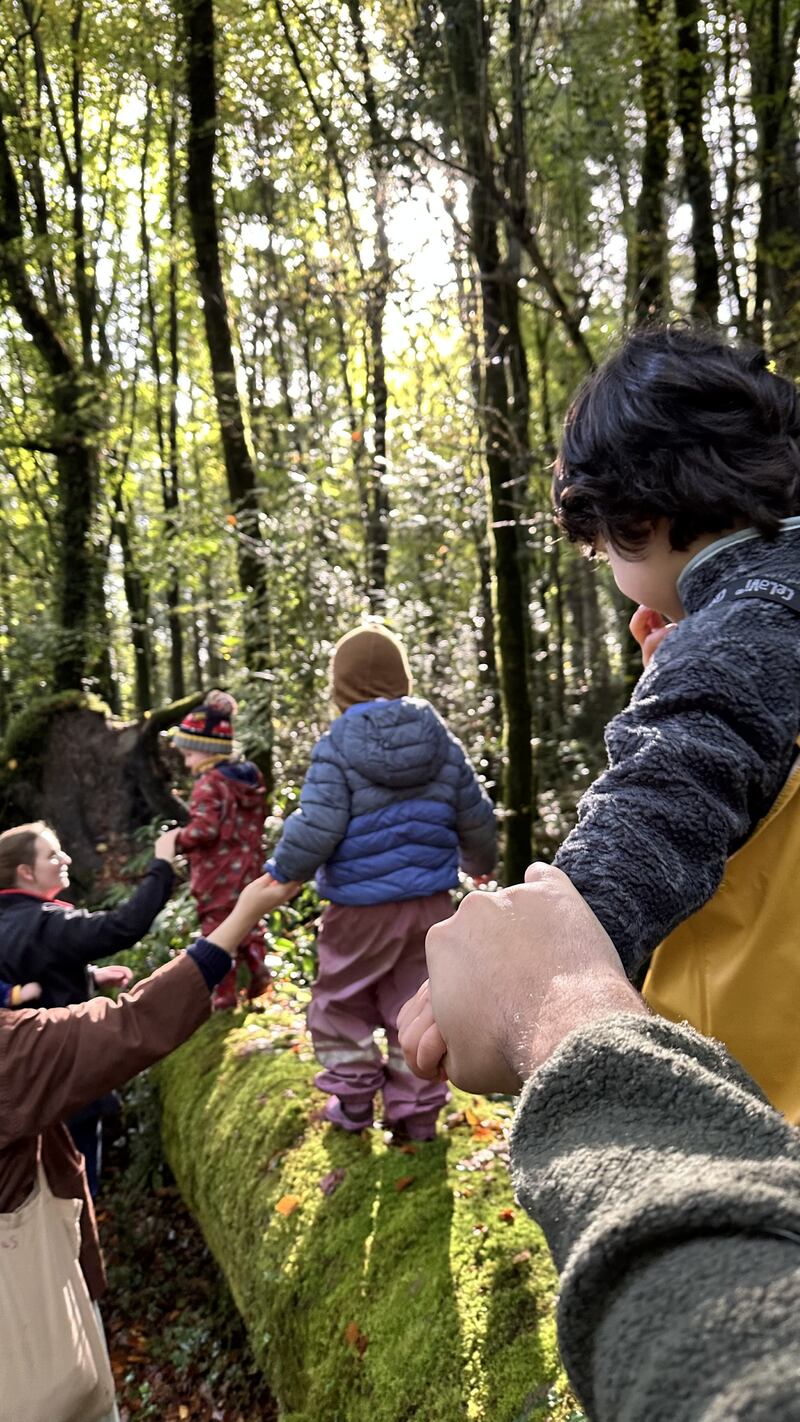 Erin Fornoff: I found another scaffold and ecosystem in the Virtual Village group chat in Clare, a constant flow of playground plans and event suggestions, clothing swaps and advice, honesty, frankness.