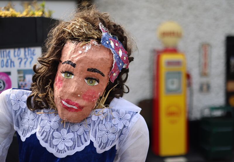 The Scarecrow Festival, in Durrow, Co Laois. Photograph: Dara Mac Dónaill