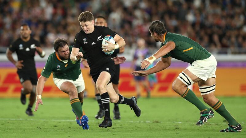 Beauden Barrett has lit up the World Cup as only he can.  Photograph: Hannah Peters/Getty Images