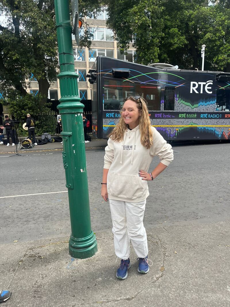 Megan Grogan, who travelled from the Los Angeles to the show.