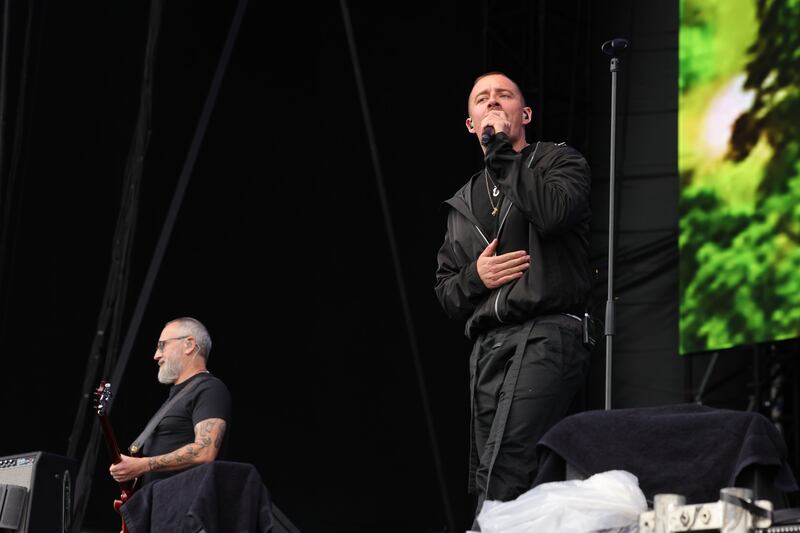 Electric Picnic 2025: Dermot Kennedy and Noel Hogan on Sunday. Photograph: Alan Betson