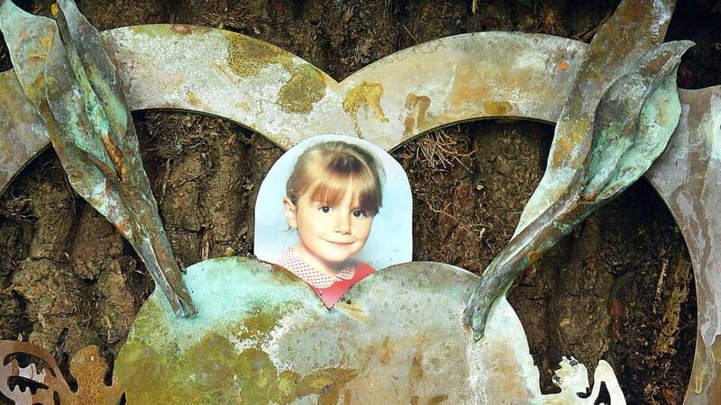 Sarah’s Law: the UK legislation was prompted by the murder of Sarah Payne, a memorial plaque for whom was put up near where her body was found. Photograph: Mike Hewitt/Getty