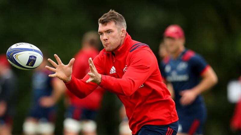 Peter O’Mahony picked up an injury at the end of Munster’s win over Glasgow.