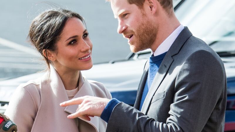 Meghan Markel and Prince Harry in Northern Ireland. Photograph: Getty Images