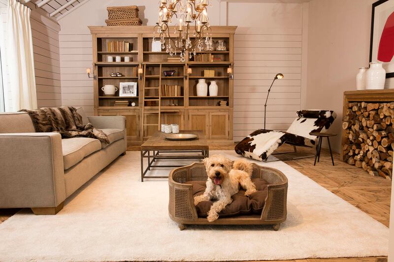 Darby & Jones Arthur Linen Ecru pet bed, from €475