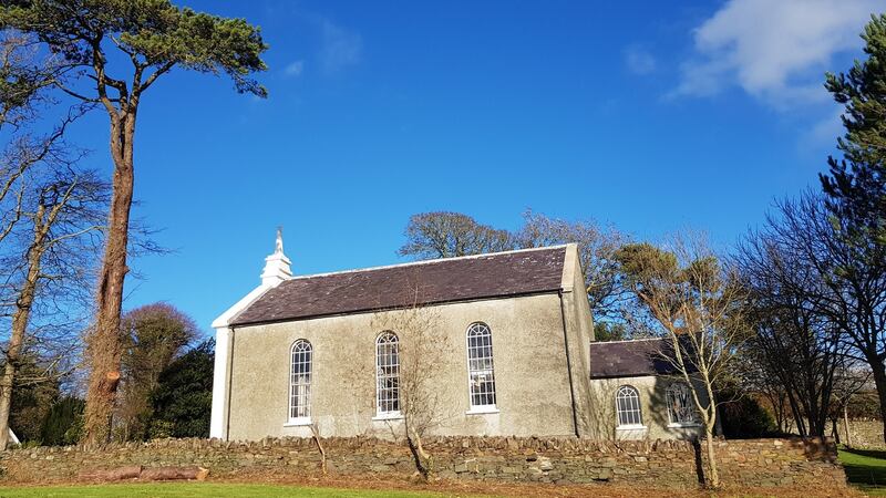View of Quarry Hill Church, Downpatrick