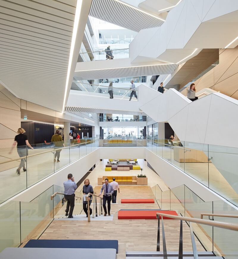 ‘A less autocratic and more open architectural language’ for the new Central Bank. Photograph: Hufton & Crow