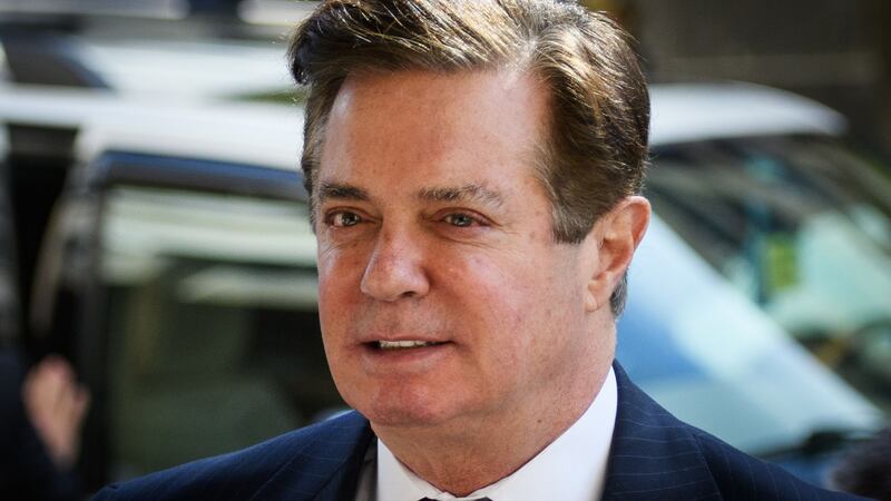 Paul Manafort, Donald Trump’s former campaign chairman, has been linked to Mr Deripaska. Photograph: Mandel Ngan/AFP/Getty Images