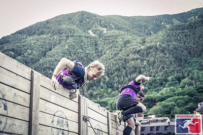 Conor Capplis during the ultramarathon in Andorra.