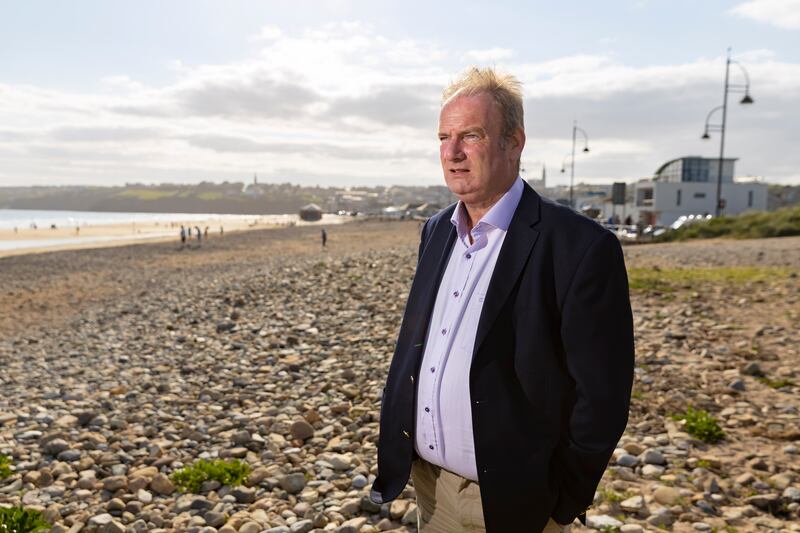 Jason Clancy, a victim of Bill Kenneally, pictured on Tramore Beach in Co Waterford. Photograph: Patrick Browne