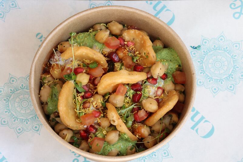 The papdi chaat.  Photograph: Nick Bradshaw