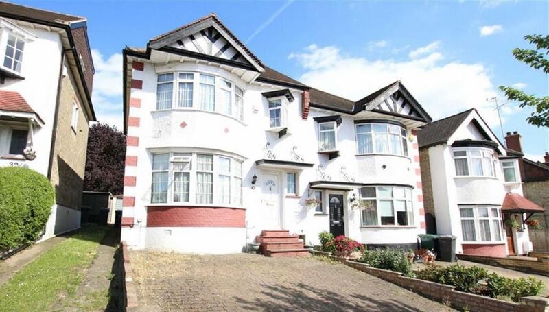 Courthouse Road in the suburb of Finchley, north London.