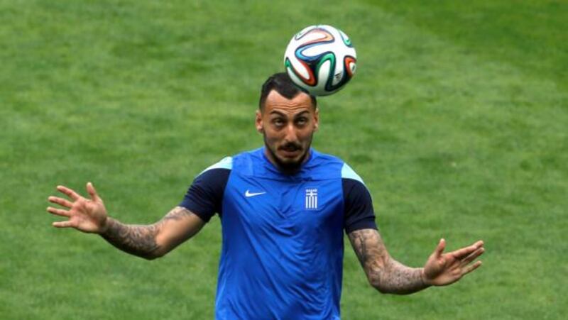 Fulham’s Kostas Mitroglou faces a race to be fit for Saturday’s Group C opener against Colombia