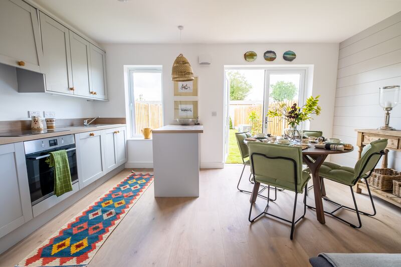 Kitchen and dining area