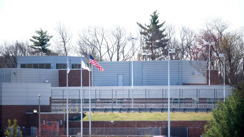 Devens Federal Medical Center where Boston Marathon bombing suspect Dzhokhar Tsarnaev was transferred on Friday. Tsarnaev was transferred as he continues to recover from injuries suffered during his effort to escape arrest in the days after the bombing. Photograph: Gretchen Ertl/The New York Times