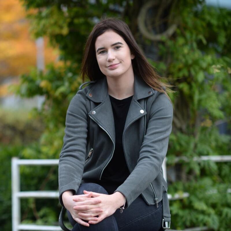 Emma Lockwood: now studying for a master’s in law at DCU. Photograph: Dara Mac Dónaill