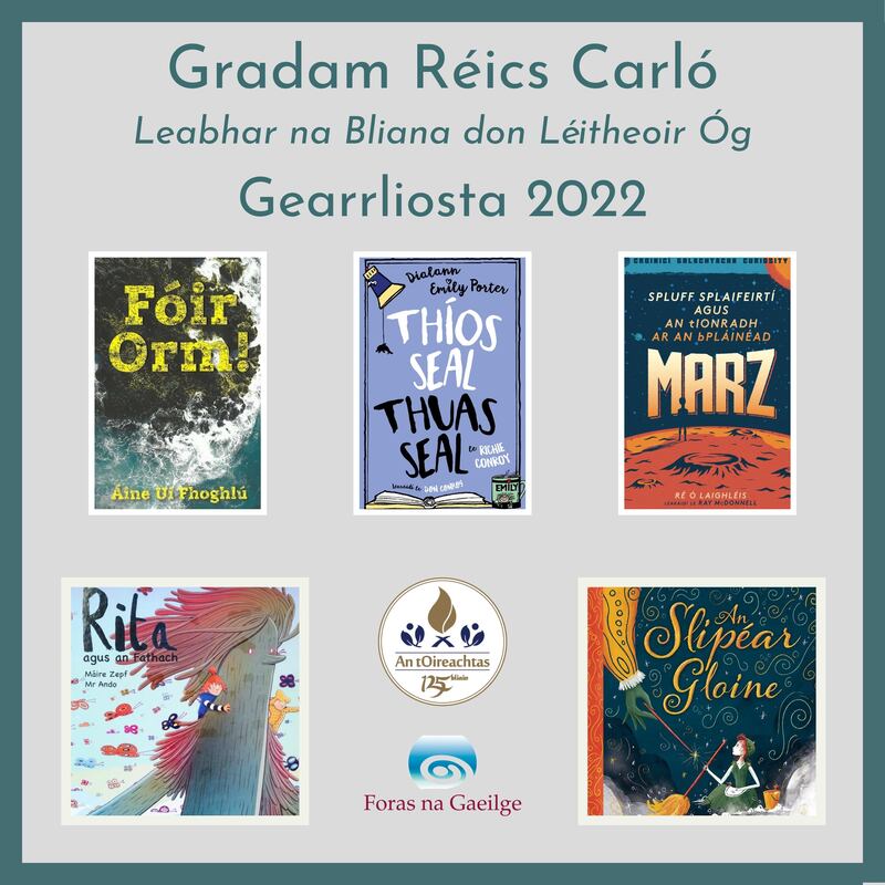 Shortlists announced for the 2022 Irish-Language Book of the Year Publishing Awards