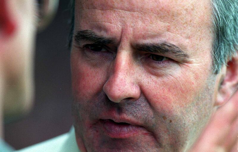 Jim Carney on duty during the 2000 Munster football final between Kerry and Clare at the Gaelic Grounds in Limerick. Photograph: Brendan Moran/Sportsfile