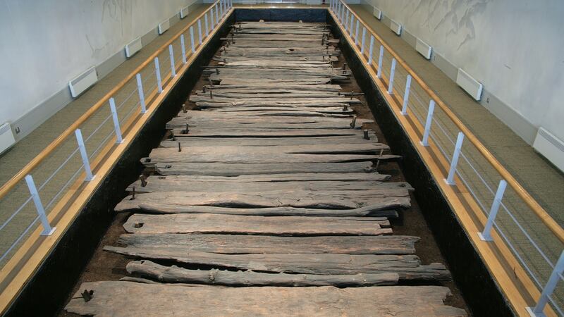 Corlea Trackway near Keenagh, Co Longford, has 18 metres of original Iron Age bog road preserved in a climate-controlled space.