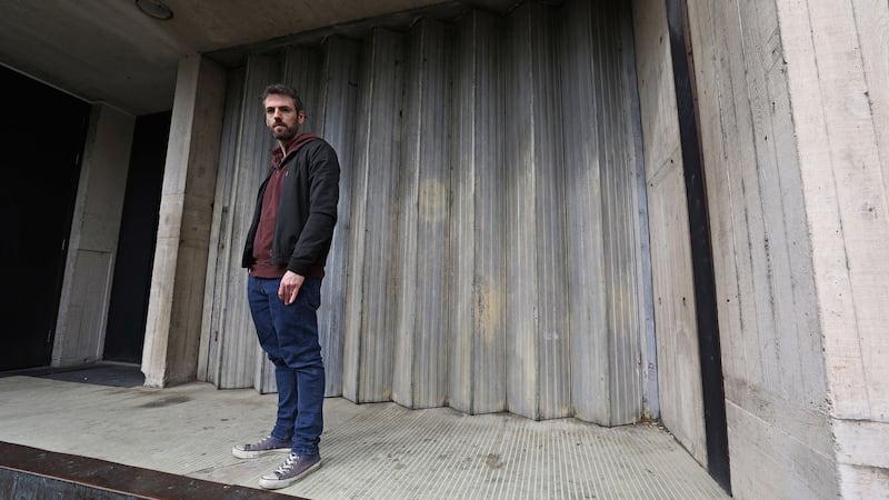 Kevin Power in Trinity College Dublin where he lectures.  Photograph: Nick Bradshaw