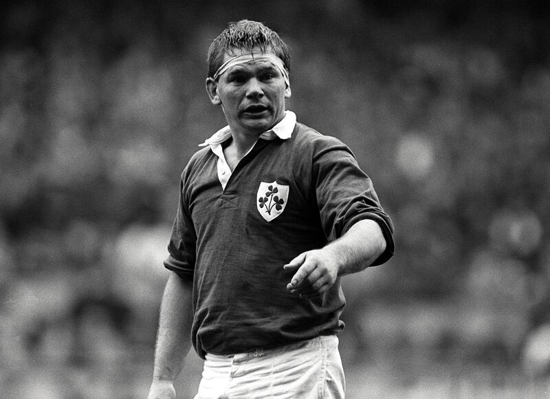 Ireland rugby international Ciaran Fitzgerald in 1985. Photograph: Billy Stickland/Inpho