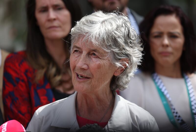 Catherine Connolly said she welcomed Sinn Féin’s announcement and thanked Ms McDonald for her leadership.Photo: Bryan O’Brien