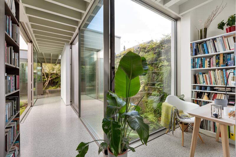 The house has two courtyards