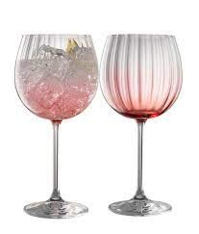 Galway Crystal Erne gin and tonic set of two, galwaycrystal.ie €19.95