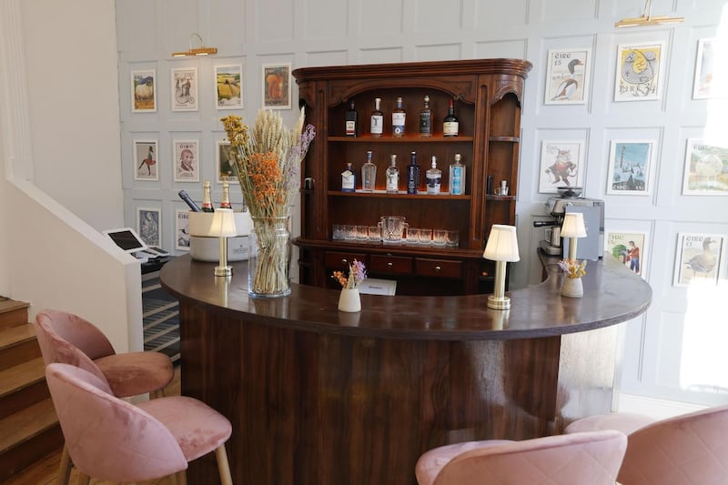 Wildflower’s entrance area and Champagne bar