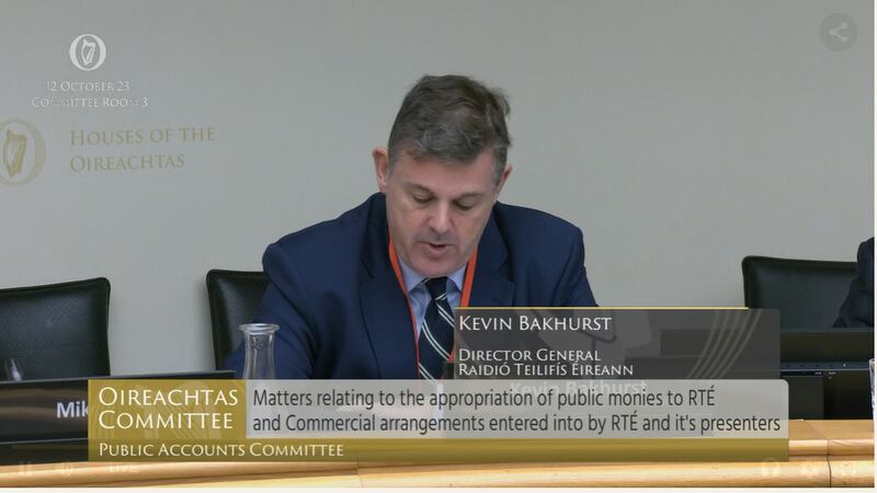 RTÉ at the PAC October 12th. Screengrab: Oireachtas TV