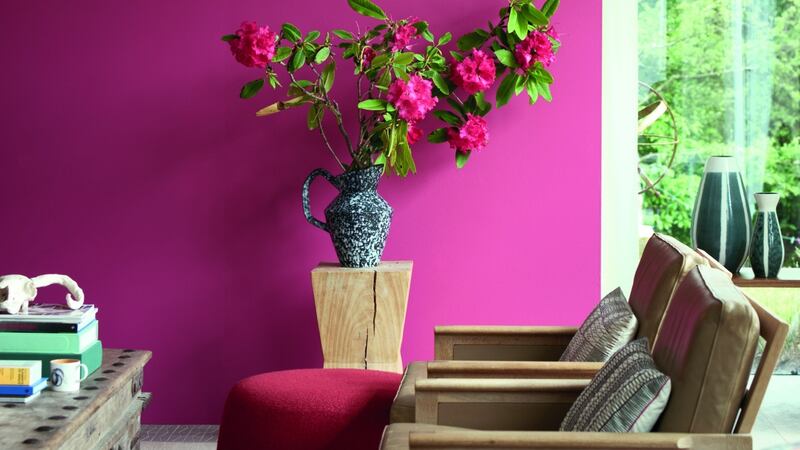 Lake Red, a cool red that many will dispute is actually a rose pink, by Farrow and Ball.