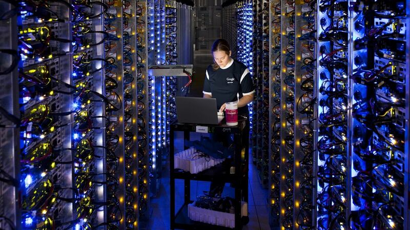 A Google data centre: By 2028 data centres and other large users will consume 29 per cent of Ireland’s electricity, according to EirGrid