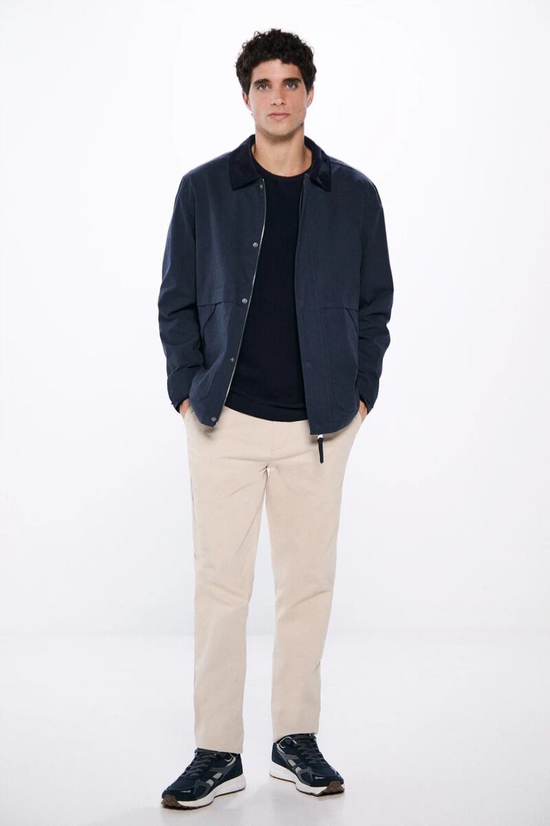 Slim Fit Coloured Chinos in beige. €49.00 from Shaws menswear